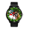 Belgian Malinois Dog New York Christmas Special Wrist Watch