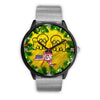 Cute Bichon Fries Dog Art New York Christmas Special Wrist Watch