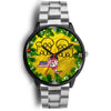 Cute Bichon Fries Dog Art New York Christmas Special Wrist Watch