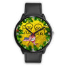 Cute Bichon Fries Dog Art New York Christmas Special Wrist Watch