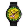 Cute Bichon Fries Dog Art New York Christmas Special Wrist Watch