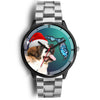 St. Bernard On Christmas Florida Wrist Watch