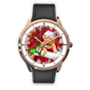 Bordeaux Mastiff Dog New York Christmas Special Wrist Watch