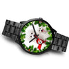Lovely Bichon Fries Dog New York Christmas Special Wrist Watch