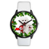 Lovely Bichon Fries Dog New York Christmas Special Wrist Watch