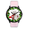 Lovely Bichon Fries Dog New York Christmas Special Wrist Watch