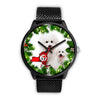 Lovely Bichon Fries Dog New York Christmas Special Wrist Watch
