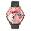 Samoyed Dog On Christmas Florida Wrist Watch