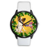 Lovely Papillon Dog New York Christmas Special Wrist Watch