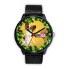 Lovely Papillon Dog New York Christmas Special Wrist Watch