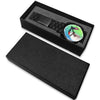 Samoyed Dog On Christmas Florida Black Wrist Watch