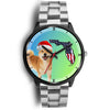 Shiba Inu Dog On Christmas Florida Black Wrist Watch