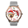 Shiba Inu Dog On Christmas Florida Wrist Watch
