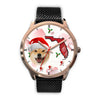 Shiba Inu Dog On Christmas Florida Wrist Watch