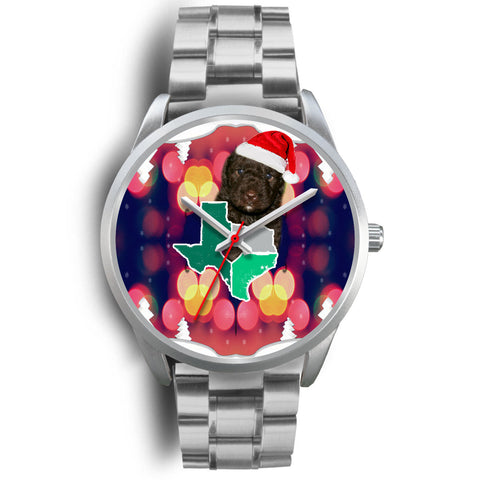 Spanish Water Dog Texas Christmas Special Wrist Watch