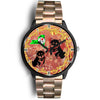 Shiba Inu Dog Art New York Christmas Special Wrist Watch