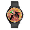 Shiba Inu Dog Art New York Christmas Special Wrist Watch