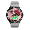 St. Bernard Dog Art New York Christmas Special Wrist Watch