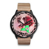 St. Bernard Dog Art New York Christmas Special Wrist Watch