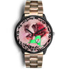 St. Bernard Dog Art New York Christmas Special Wrist Watch