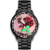 St. Bernard Dog Art New York Christmas Special Wrist Watch