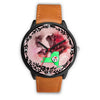 St. Bernard Dog Art New York Christmas Special Wrist Watch