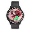 St. Bernard Dog Art New York Christmas Special Wrist Watch