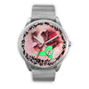 Amazing St. Bernard Dog Art New York Christmas Special Wrist Watch