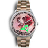 Amazing St. Bernard Dog Art New York Christmas Special Wrist Watch