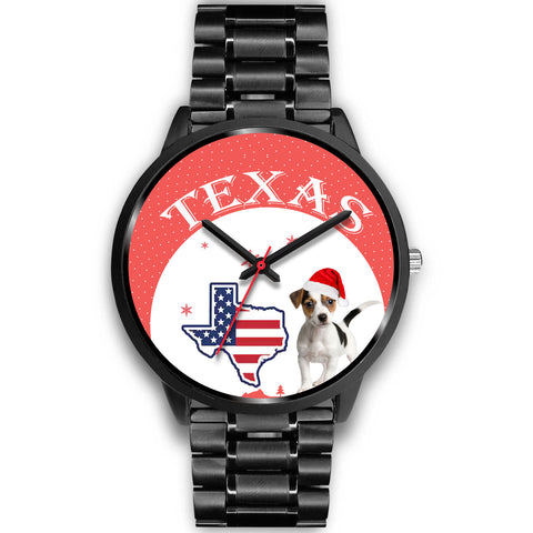 Jack Russell Terrier Texas Christmas Special Wrist Watch