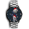 Russian Blue Cat Texas Christmas Special Wrist Watch