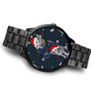 Russian Blue Cat Texas Christmas Special Wrist Watch