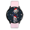 Russian Blue Cat Texas Christmas Special Wrist Watch