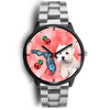 West Highland White Terrier On Christmas Florida Wrist Watch