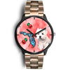 West Highland White Terrier On Christmas Florida Wrist Watch