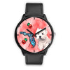 West Highland White Terrier On Christmas Florida Wrist Watch