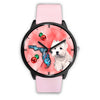 West Highland White Terrier On Christmas Florida Wrist Watch