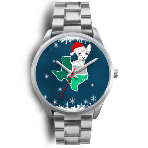 Sphynx Cat Texas Christmas Special Wrist Watch