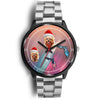 Yorkshire Terrier On Christmas Florida Wrist Watch