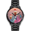 Yorkshire Terrier On Christmas Florida Wrist Watch