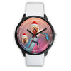 Yorkshire Terrier On Christmas Florida Wrist Watch