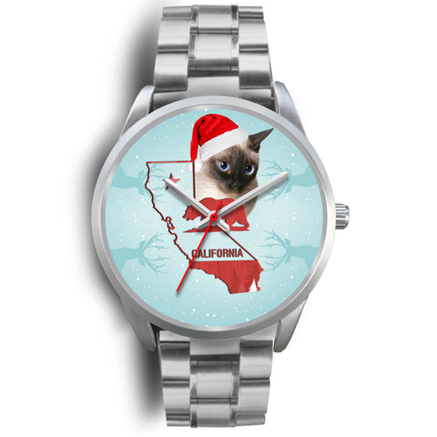 Siamese cat California Christmas Special Wrist Watch