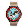 Basset Hound Dog Virginia Christmas Special Wrist Watch