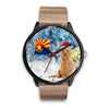 Australian Terrier On Christmas Arizona Wrist Watch