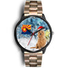 Australian Terrier On Christmas Arizona Wrist Watch