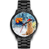 Australian Terrier On Christmas Arizona Wrist Watch