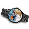 Australian Terrier On Christmas Arizona Wrist Watch