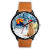 Australian Terrier On Christmas Arizona Wrist Watch