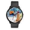 Australian Terrier On Christmas Arizona Wrist Watch