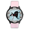 Black Labrador Dog New York Christmas Special Wrist Watch